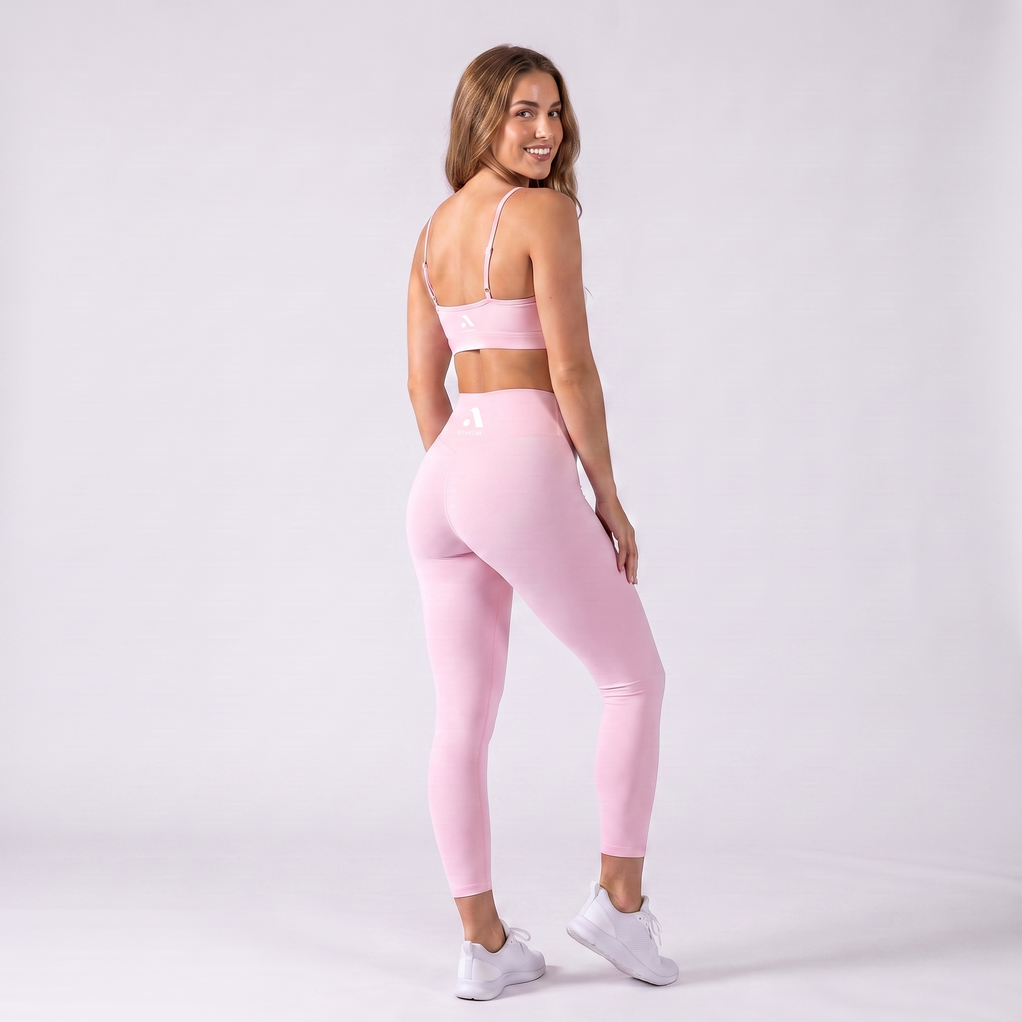 GYMELVA Élan Seamless Set Blush Pink - back