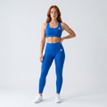 GYMELVA Sculpt Seamless Set Cobalt Blue - front