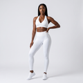 GYMELVA Halo Halter Set White - front