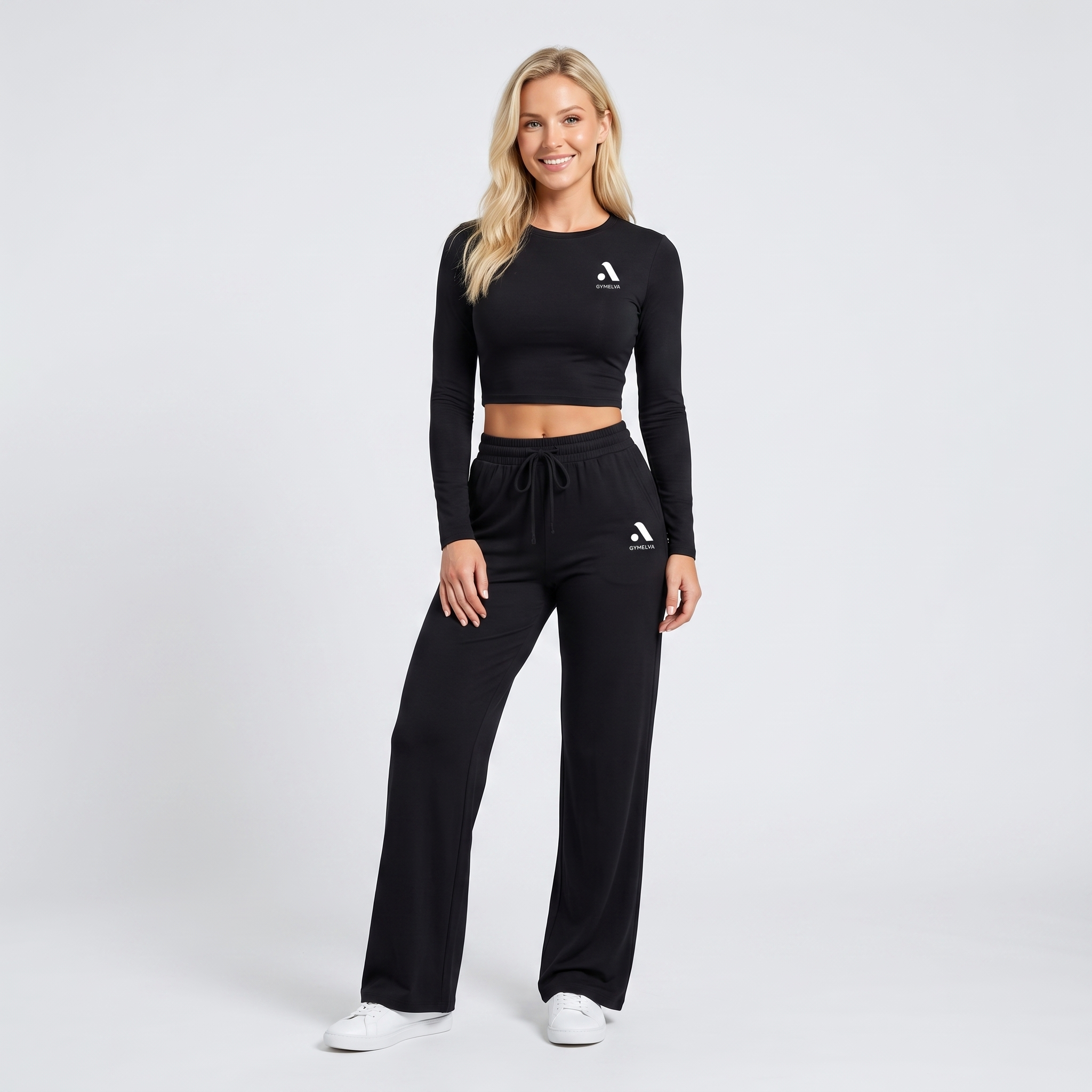 GYMELVA Cloud Lounge Set Onyx Black - front