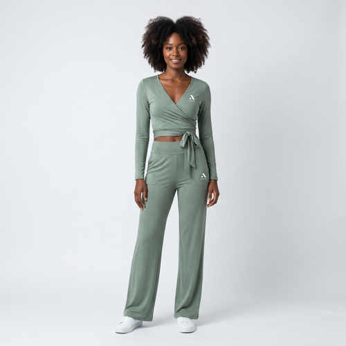 GYMELVA Cloud Wrap Lounge Set Sage Green - front