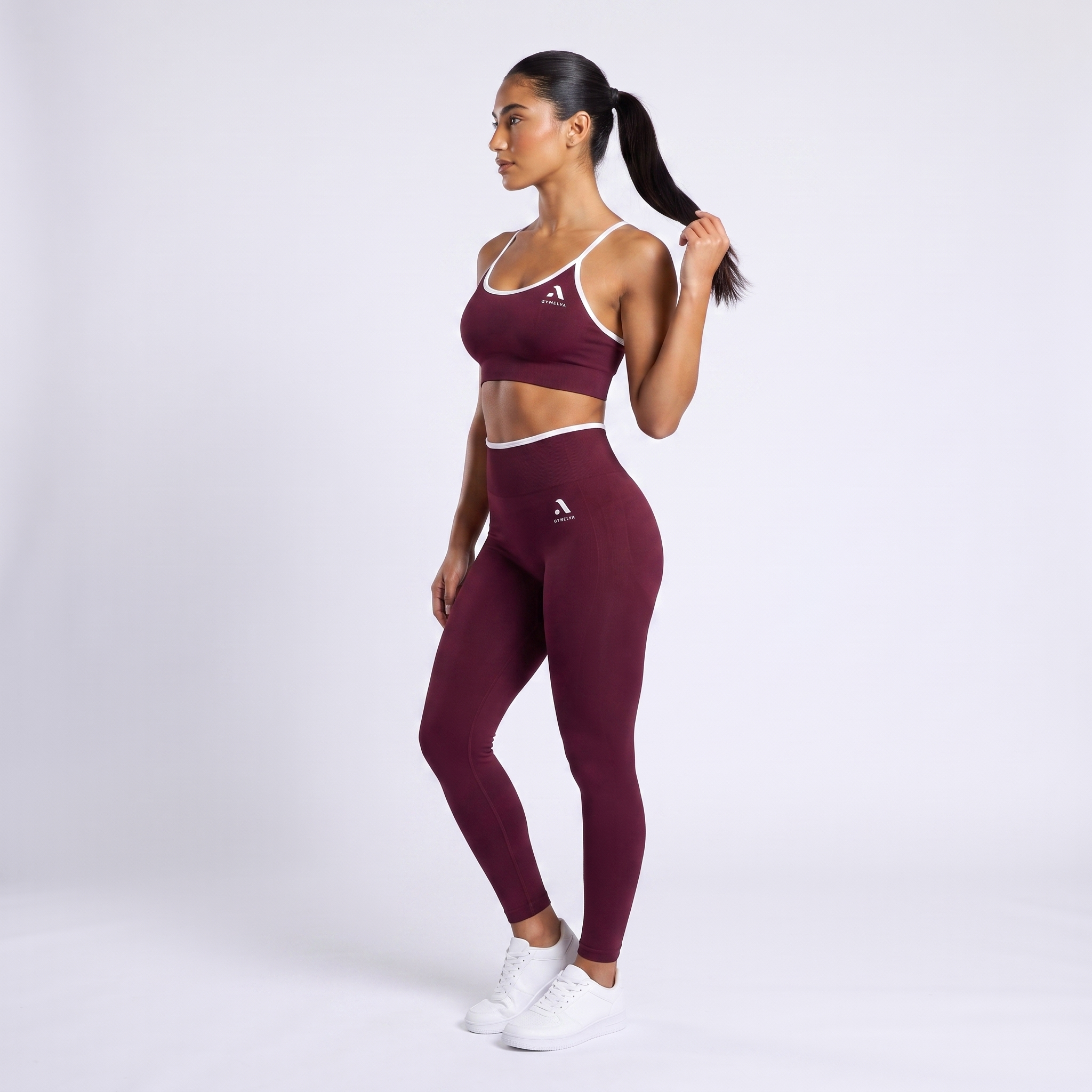 GYMELVA Contour Trim Set Burgundy - side