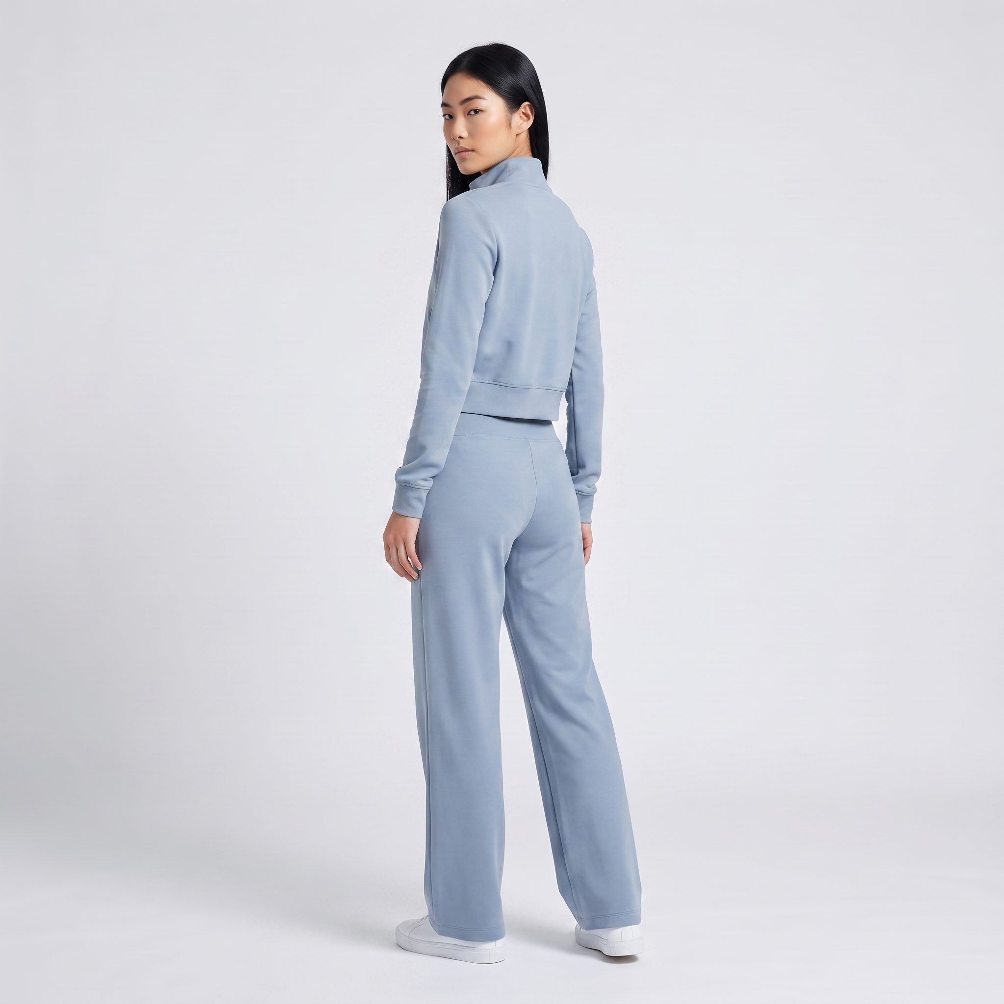 GYMELVA Momentum Track Set Dusty Blue - back