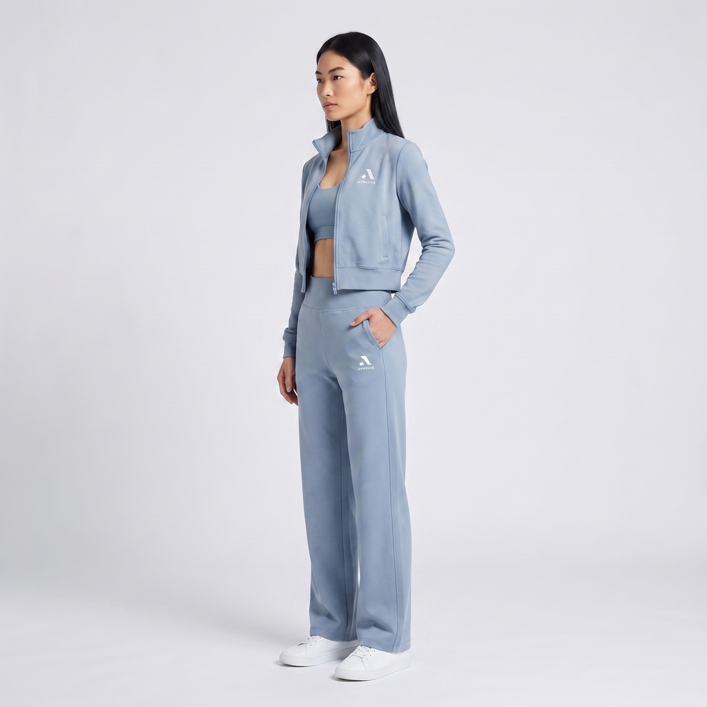 GYMELVA Momentum Track Set Dusty Blue - side