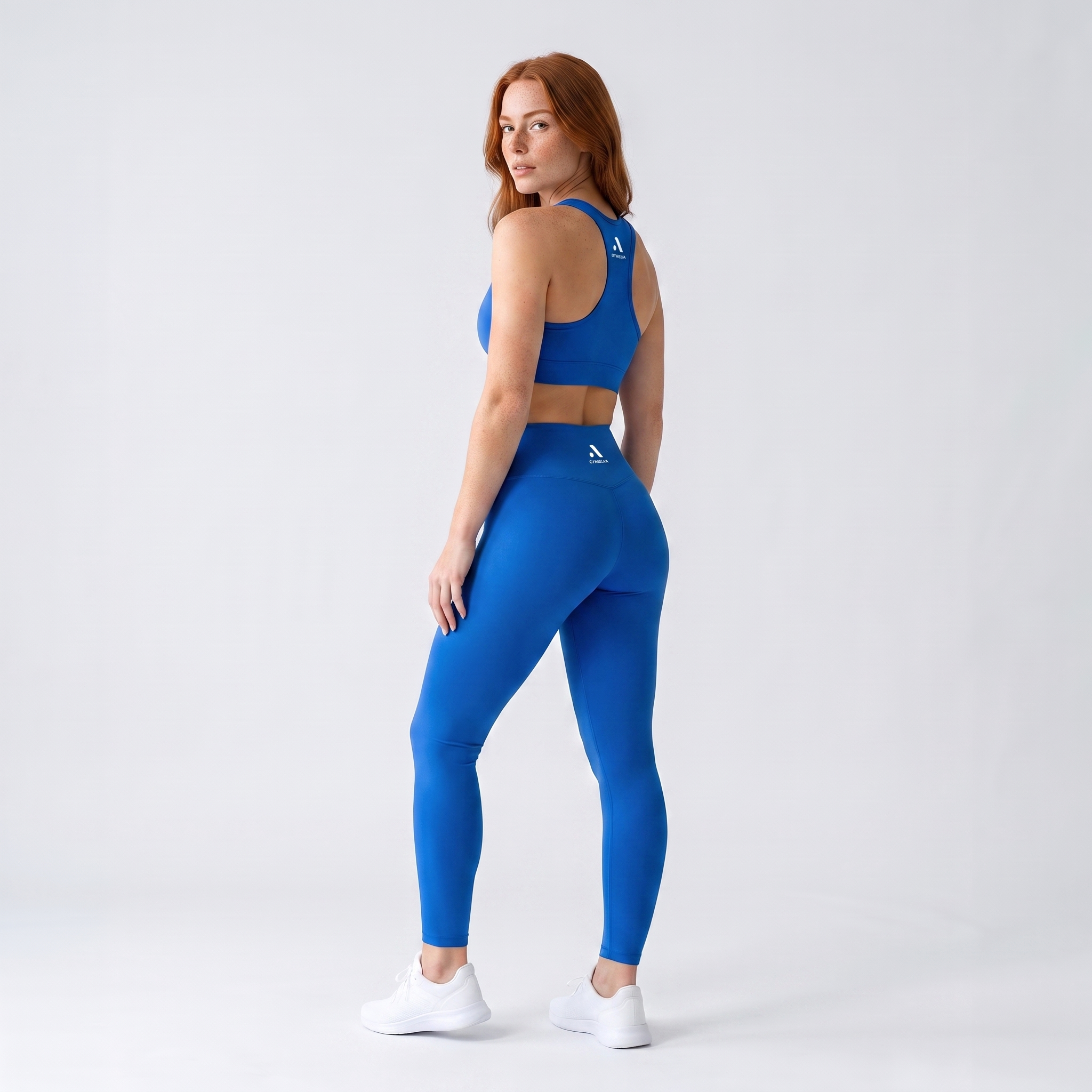 GYMELVA Sculpt Seamless Set Cobalt Blue - back