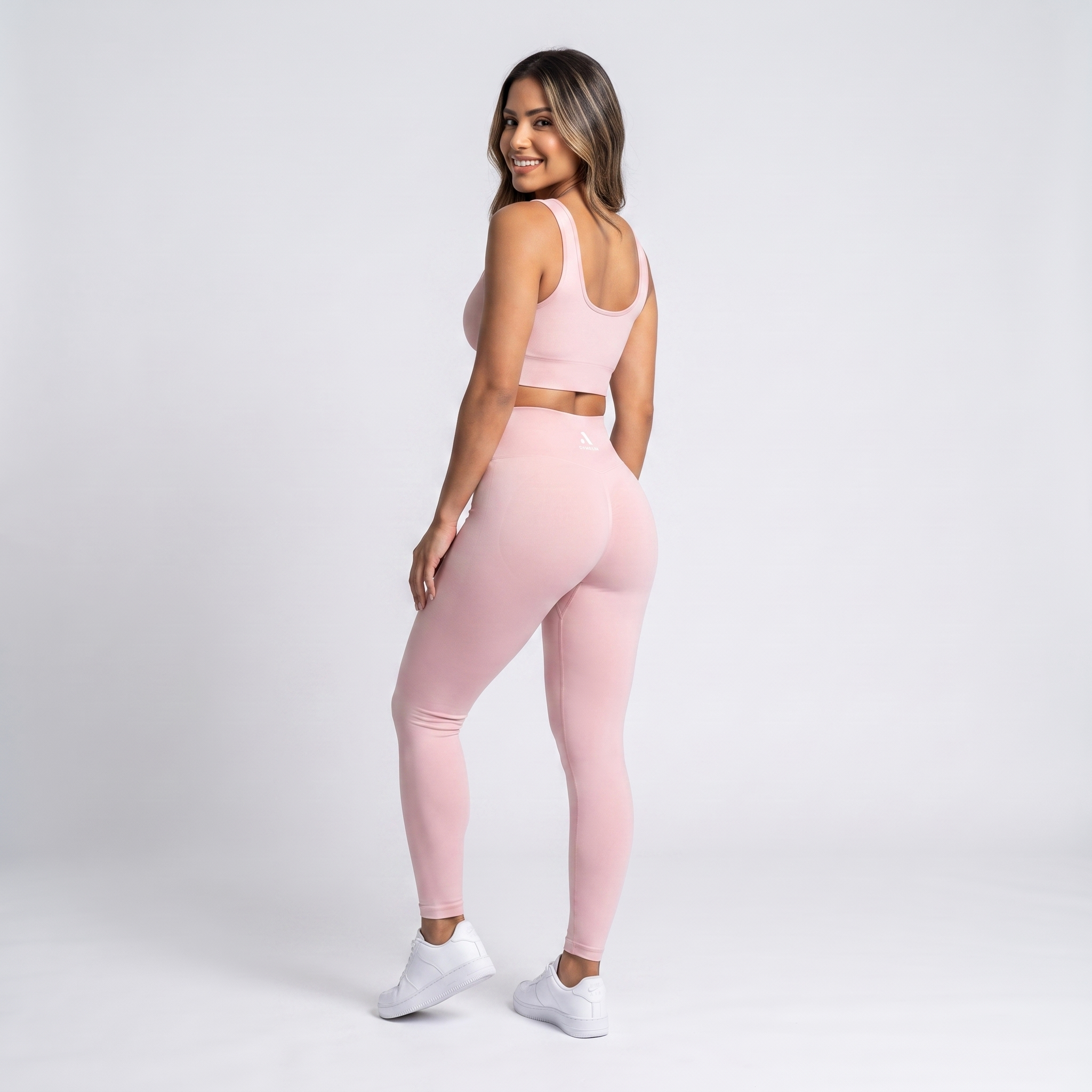 GYMELVA Serene Scoop Set Blush Pink - back