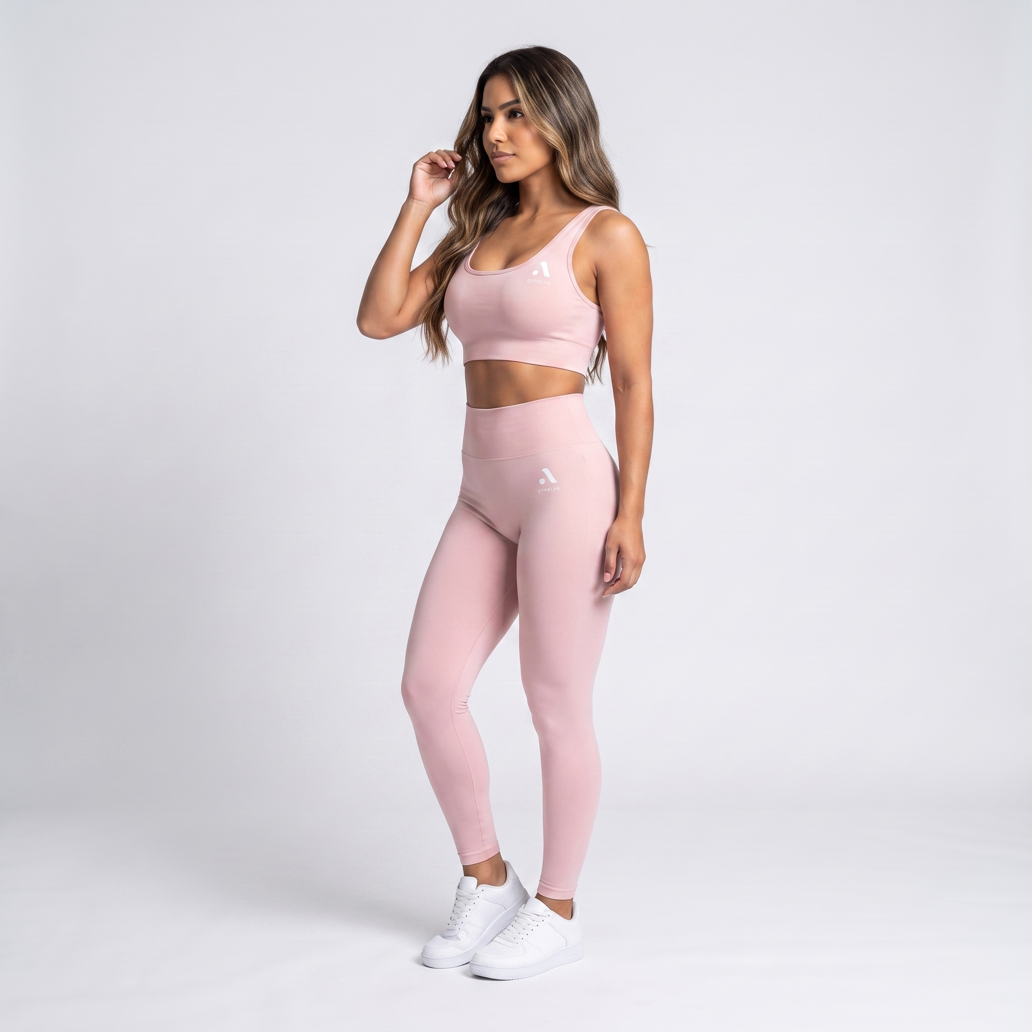 GYMELVA Serene Scoop Set Blush Pink - side