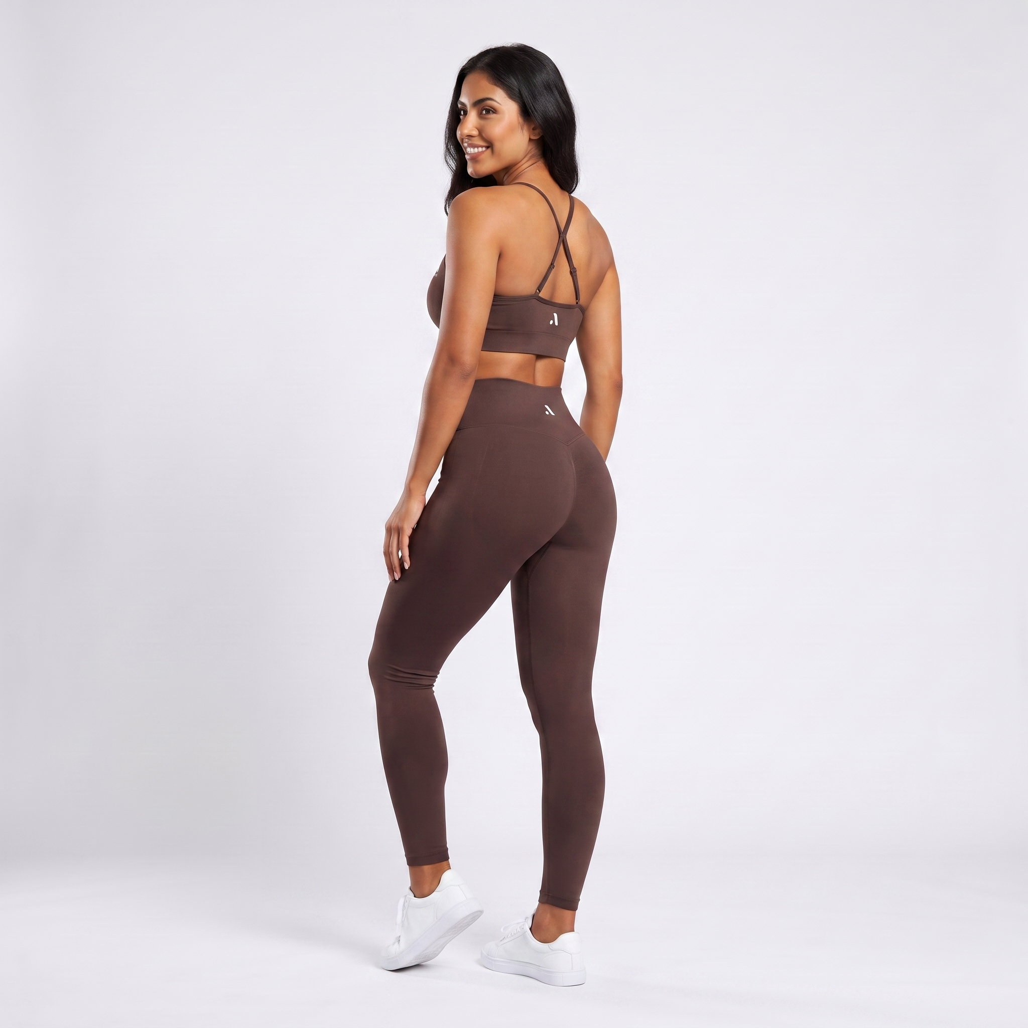GYMELVA Sculpt Seamless Set Espresso - back
