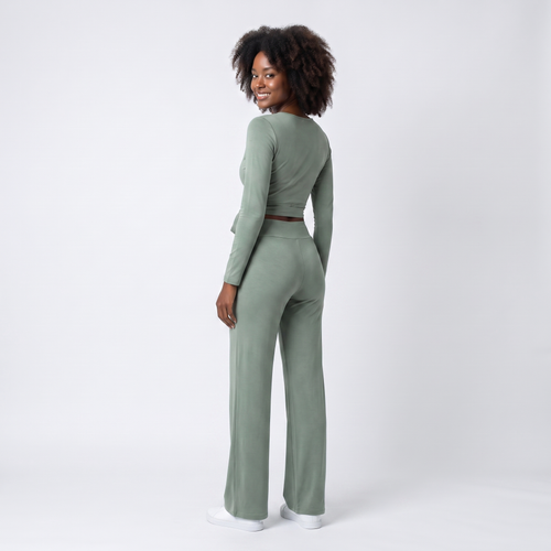 GYMELVA Cloud Wrap Lounge Set Sage Green - back
