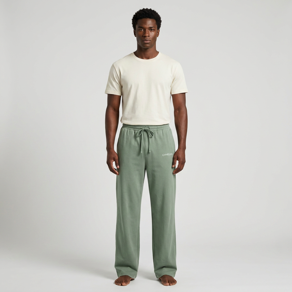 GYMELVA Drift Wide-Leg Pant Sage front