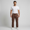 GYMELVA Recover Relaxed Jogger Brown front