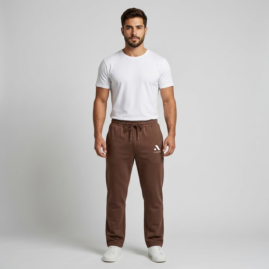 GYMELVA Recover Relaxed Jogger Brown front