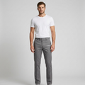 GYMELVA Tech Tailored Chino Grey front